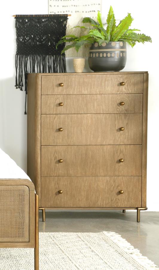 Arini 5-drawer Bedroom Chest Sand Wash - 224305