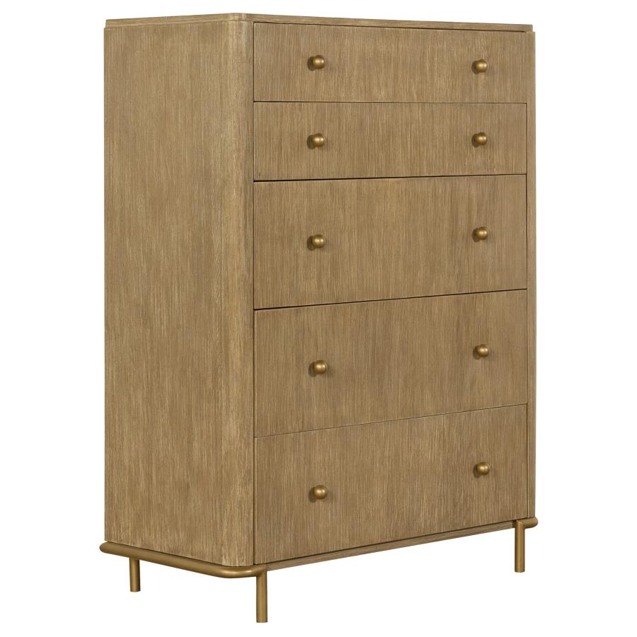Arini 5-drawer Bedroom Chest Sand Wash - 224305