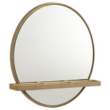 Arini 2-piece Makeup Vanity Table and Mirror Set Sand Wash - 224307-SET