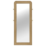 Arini Cane Weave Full Length Standing Floor Mirror Sand Wash - 224309