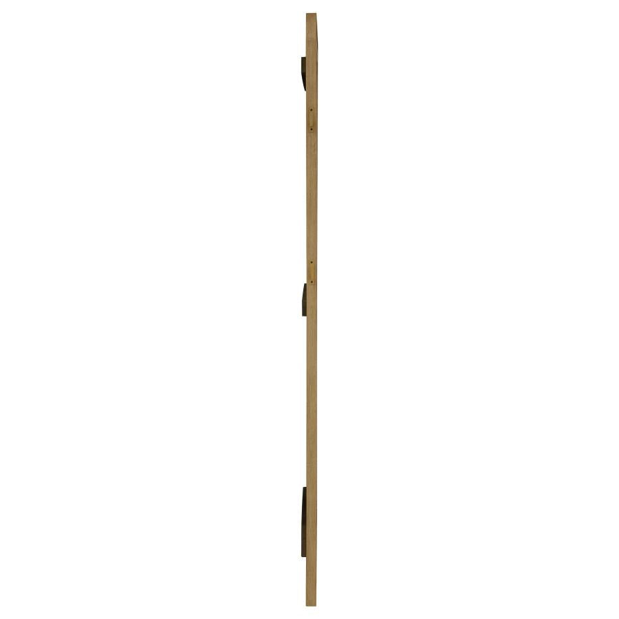 Arini Cane Weave Full Length Standing Floor Mirror Sand Wash - 224309