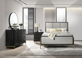 Arini 4-piece Queen Bedroom Set Black and Grey - 224331Q-S4
