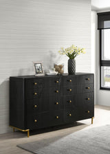 Arini 8-drawer Dresser Black - 224333