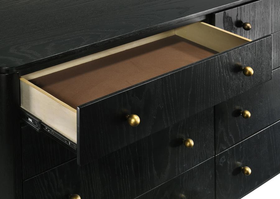 Arini 8-drawer Dresser Black - 224333