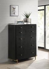 Arini 5-drawer Bedroom Chest Black - 224335