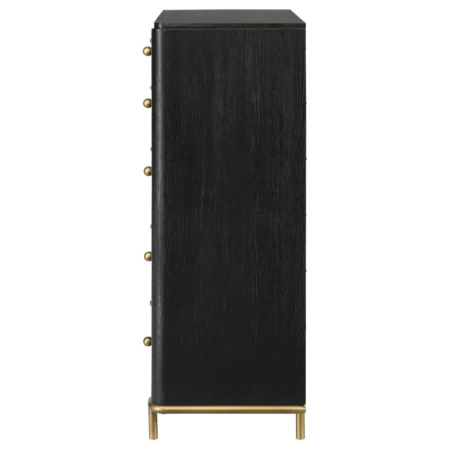 Arini 5-drawer Bedroom Chest Black - 224335