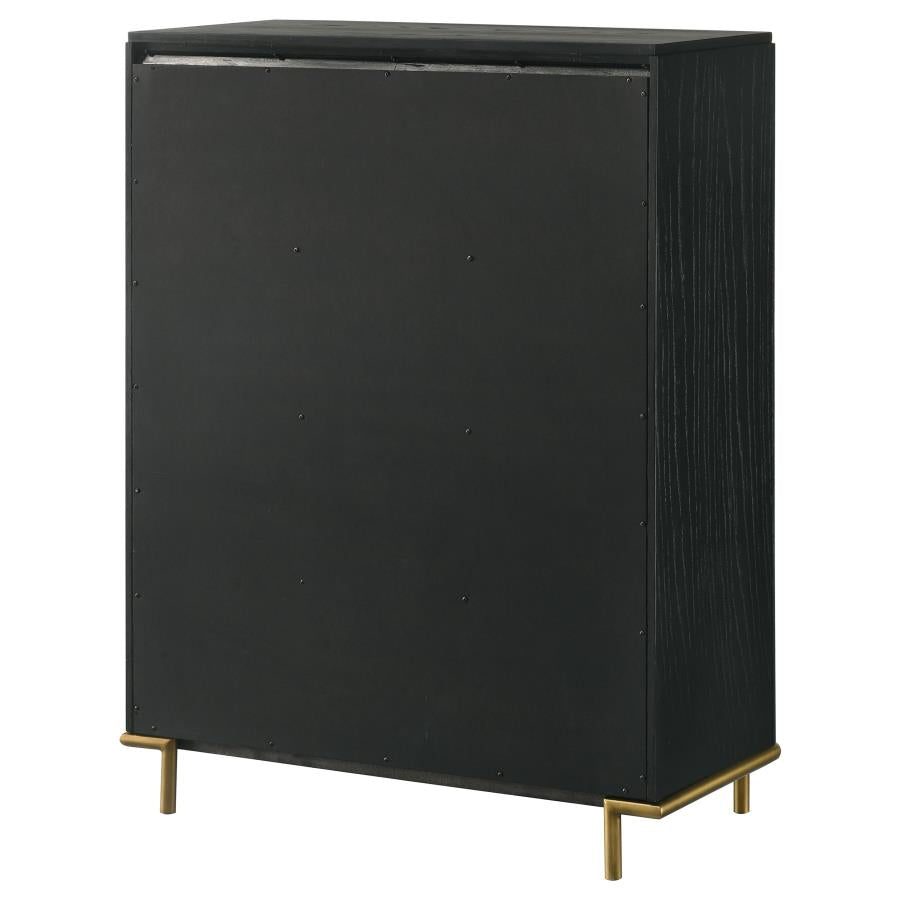 Arini 5-drawer Bedroom Chest Black - 224335