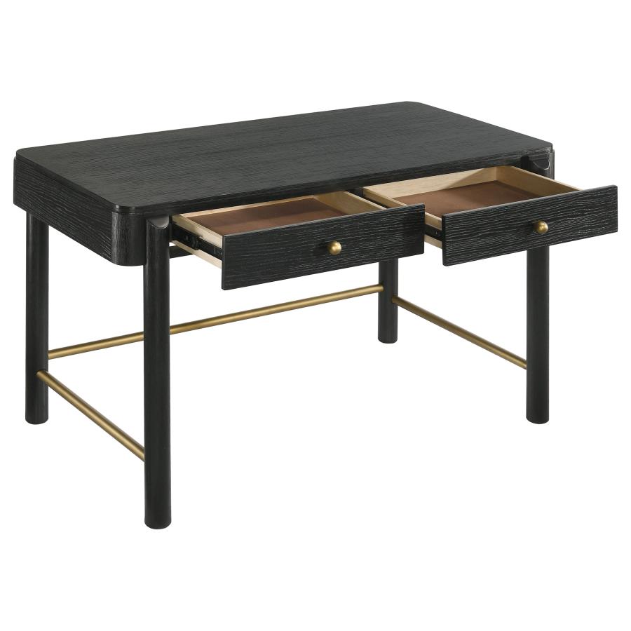 Arini 2-drawer Vanity Desk Makeup Table Black - 224337