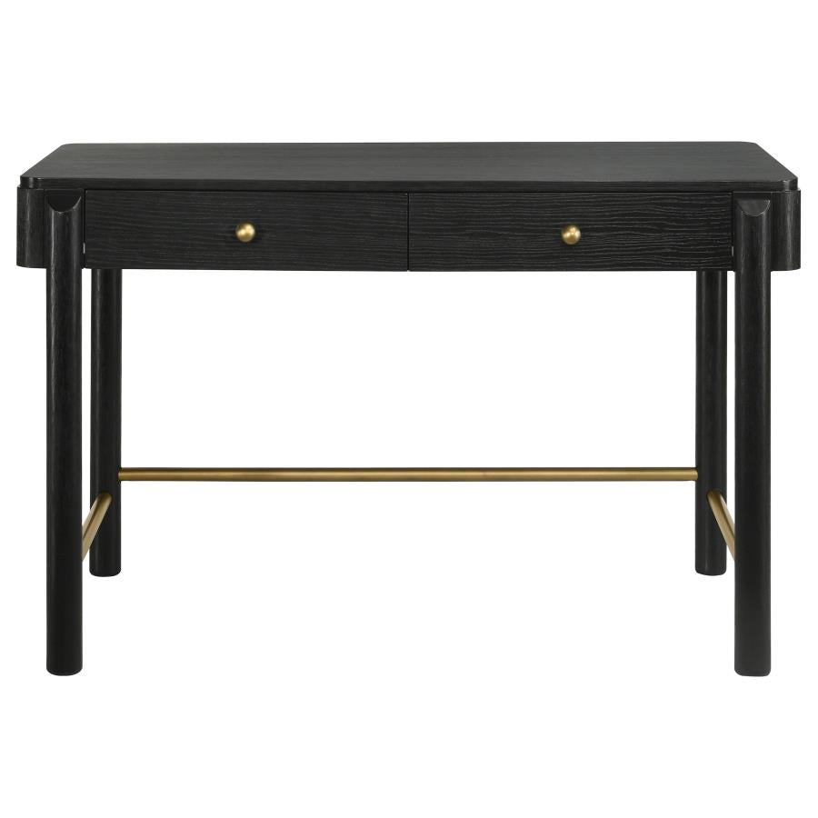 Arini 2-drawer Vanity Desk Makeup Table Black - 224337