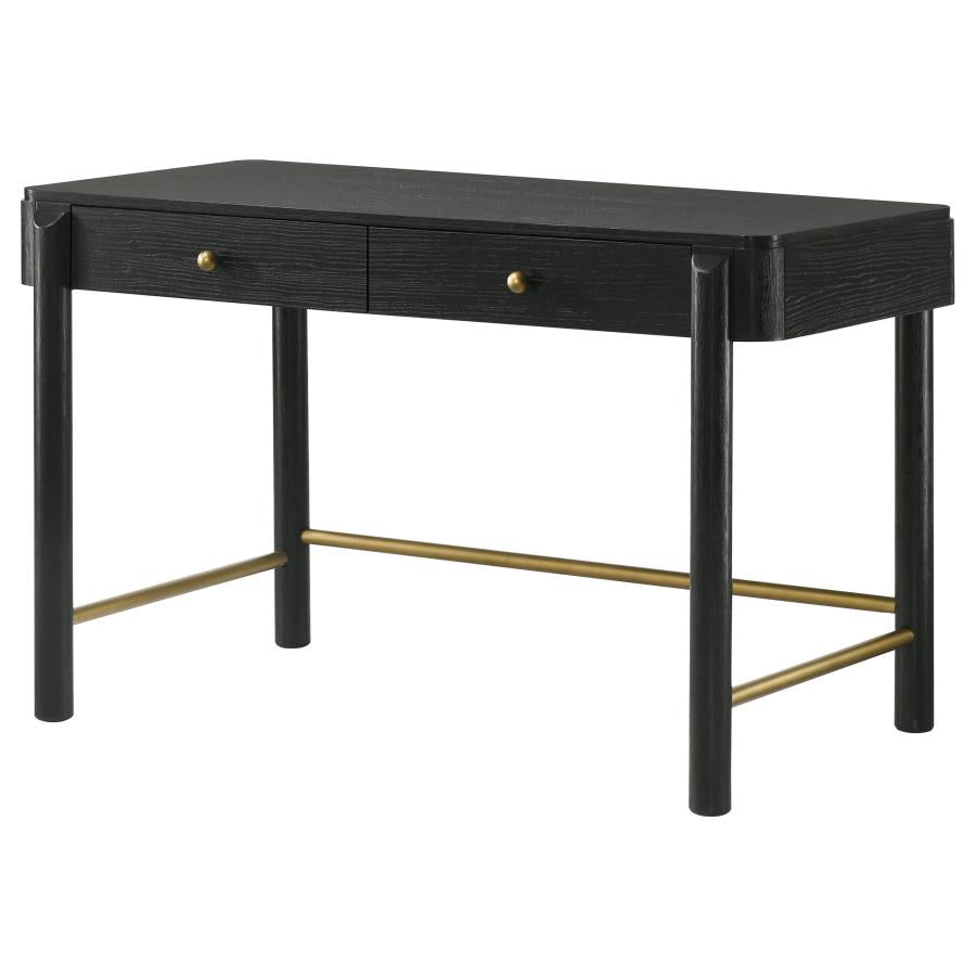 Arini 2-drawer Vanity Desk Makeup Table Black - 224337