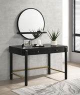 Arini 2-drawer Vanity Desk Makeup Table Black - 224337