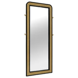 Arini Cane Weave Full Length Standing Floor Mirror Black - 224339