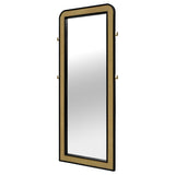 Arini Cane Weave Full Length Standing Floor Mirror Black - 224339