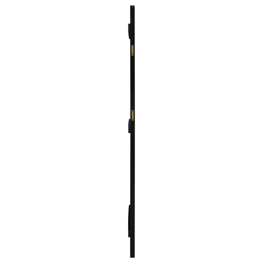 Arini Cane Weave Full Length Standing Floor Mirror Black - 224339