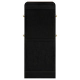 Arini Cane Weave Full Length Standing Floor Mirror Black - 224339