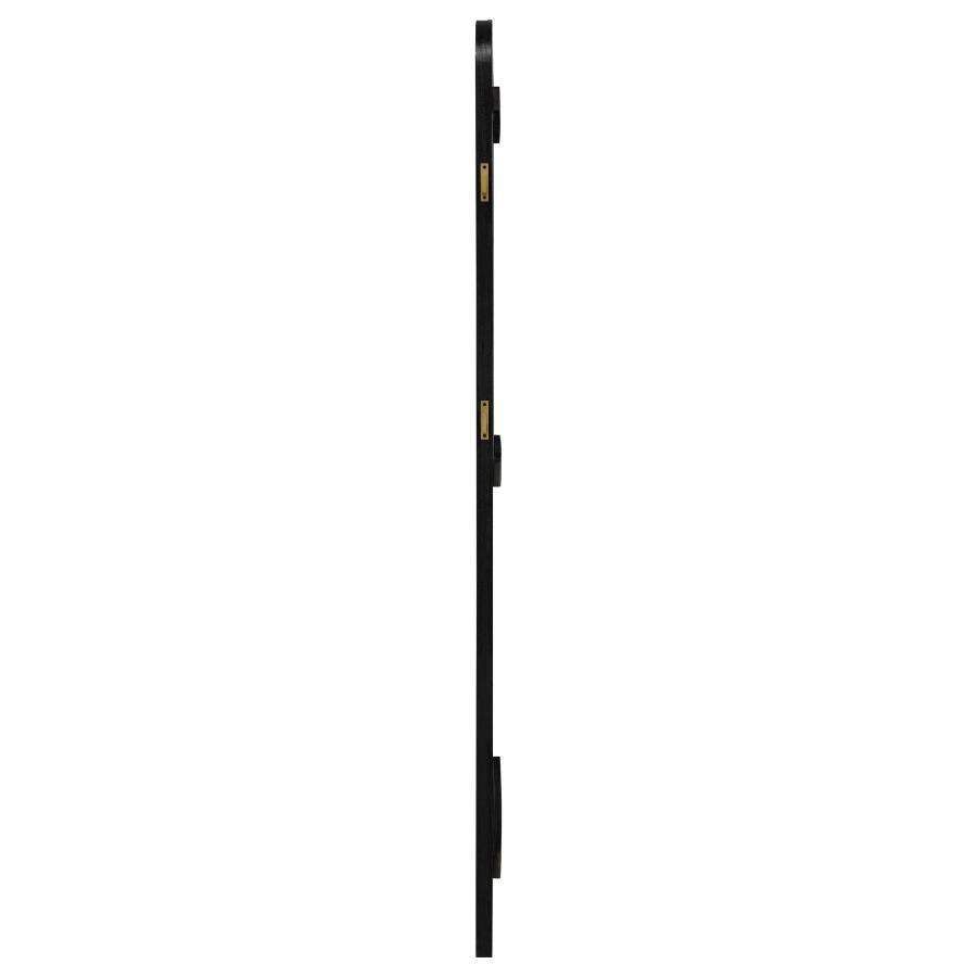 Arini Cane Weave Full Length Standing Floor Mirror Black - 224339