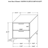 Kendall 4-piece Eastern King Bedroom Set White - 224401KE-S4