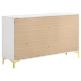 Kendall 5-piece Eastern King Bedroom Set White - 224401KE-S5