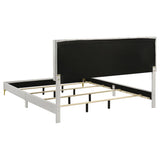 Kendall Upholstered Eastern King Panel Bed White - 224401KE