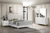 Kendall 4-piece California King Bedroom Set White - 224401KW-S4