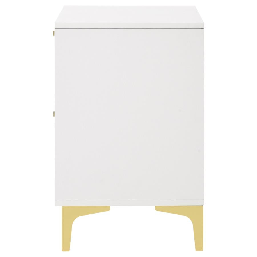 Kendall 2-drawer Nightstand White - 224402