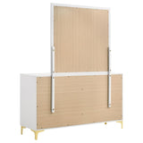 Kendall 6-drawer Dresser with Mirror White - 224403M