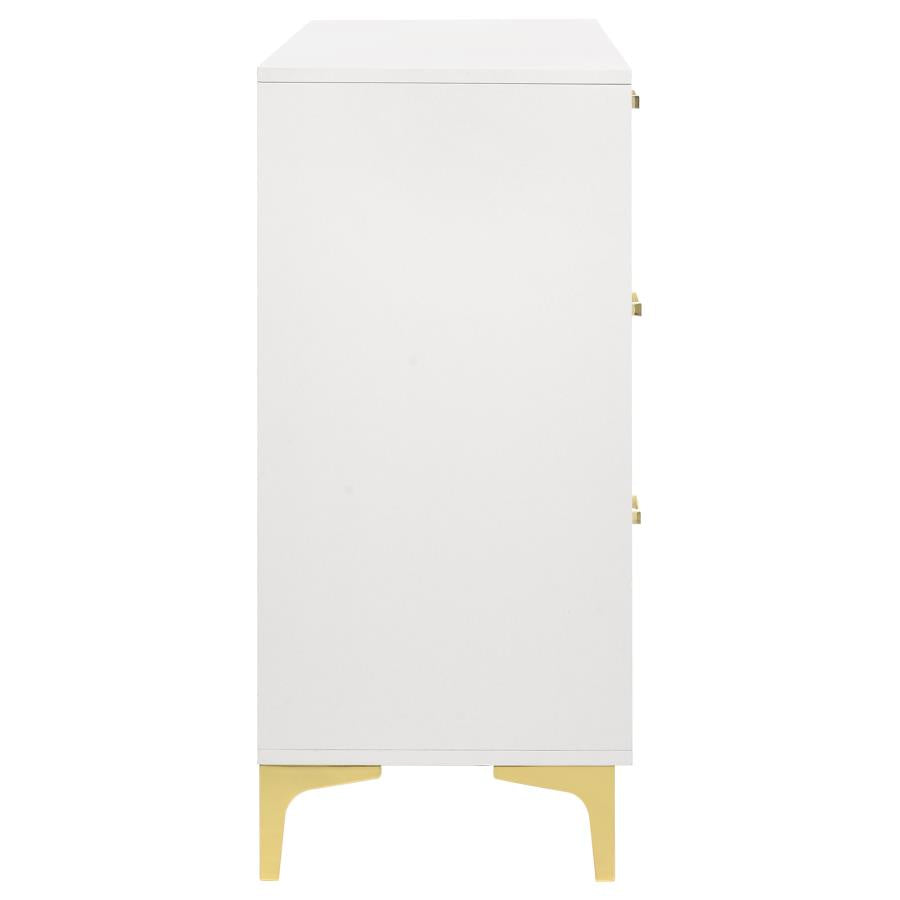 Kendall 6-drawer Dresser White - 224403