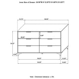 Kendall 6-drawer Dresser White - 224403