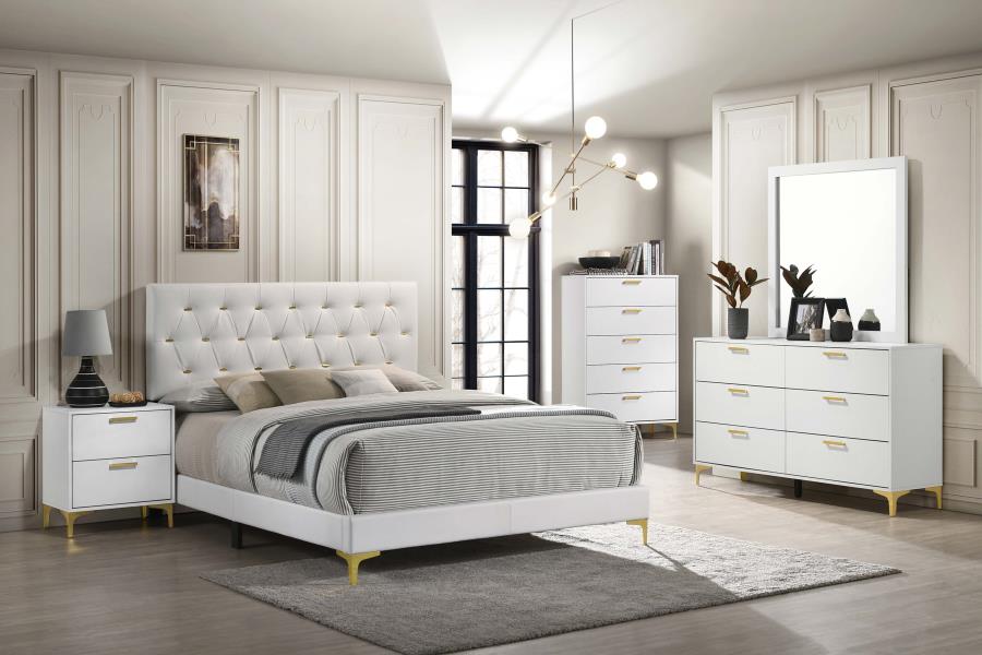 Kendall Dresser Mirror White - 224404