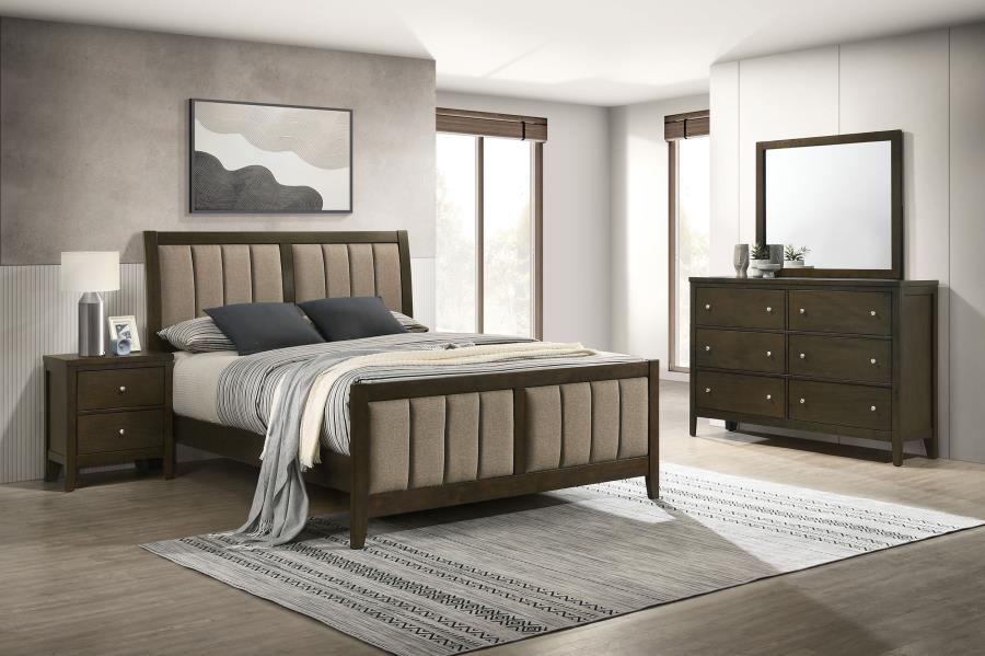 Wilkes 4-piece Queen Bedroom Set Dark Cocoa - 224421Q-S4
