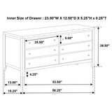 Wilkes 4-piece Queen Bedroom Set Dark Cocoa - 224421Q-S4