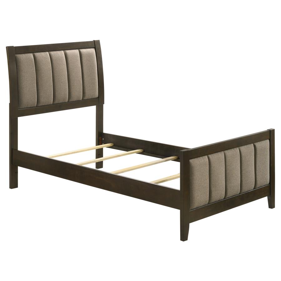 Wilkes 4-piece Twin Bedroom Set Dark Cocoa - 224421T-S4