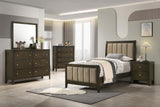 Wilkes 5-piece Twin Bedroom Set Dark Cocoa - 224421T-S5