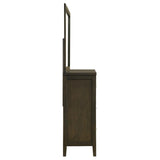 Wilkes 6-drawer Dresser and Mirror Dark Cocoa - 224423M