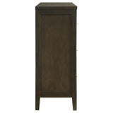 Wilkes 6-drawer Dresser Cabinet Dark Cocoa - 224423