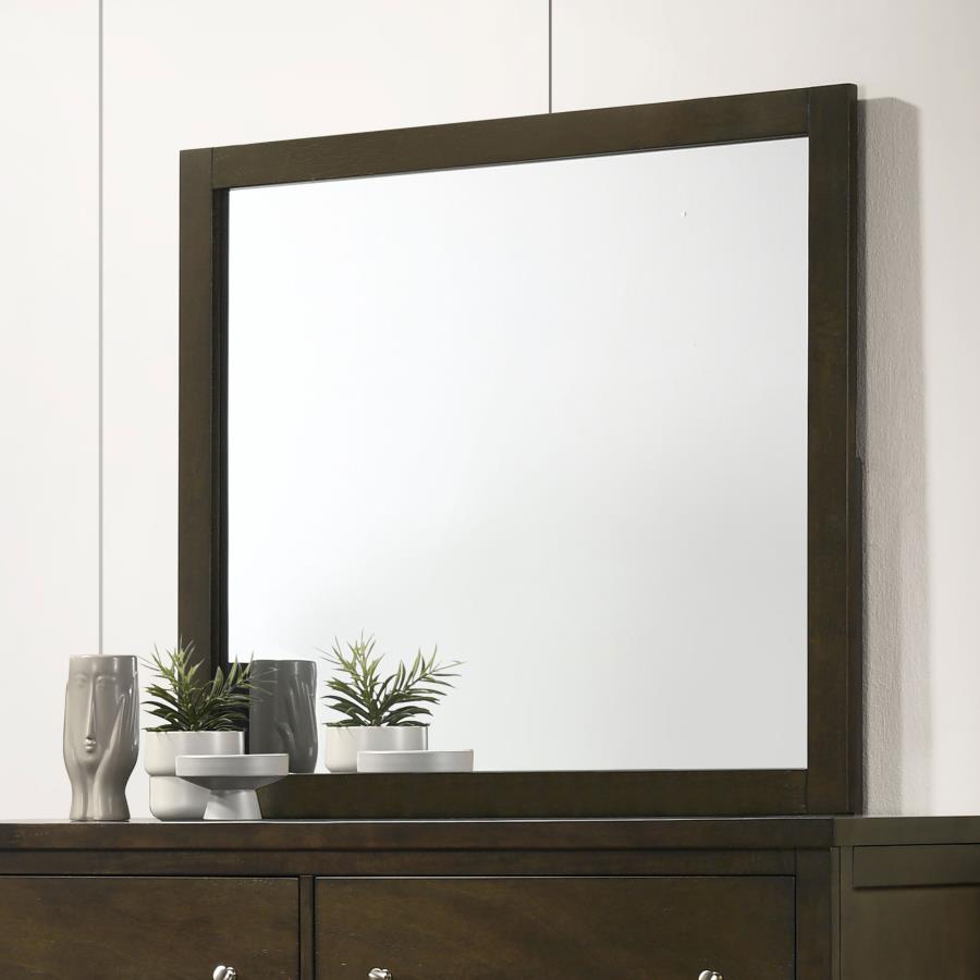 Wilkes Dresser Mirror Dark Cocoa - 224424