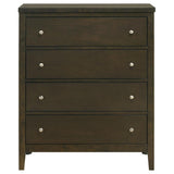 Wilkes 4-drawer Chest of Drawers Dark Cocoa - 224425