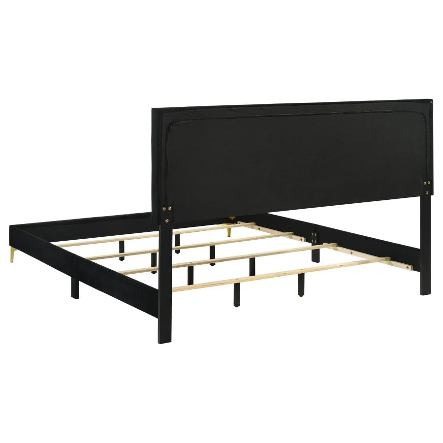 Kendall 4-piece Eastern King Bedroom Set Black - 224451KE-S4