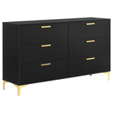Kendall 4-piece Eastern King Bedroom Set Black - 224451KE-S4