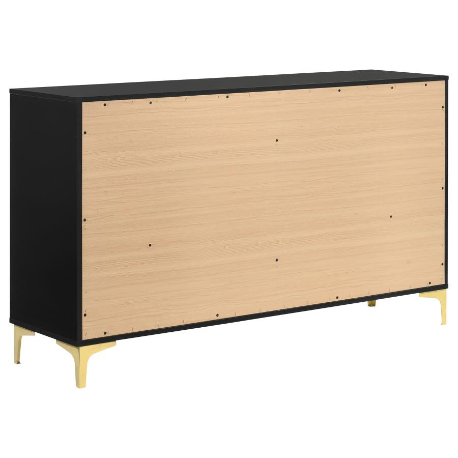 Kendall 5-piece Eastern King Bedroom Set Black - 224451KE-S5