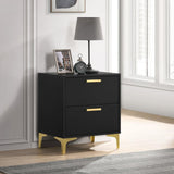 Kendall 2-drawer Nightstand Black - 224452