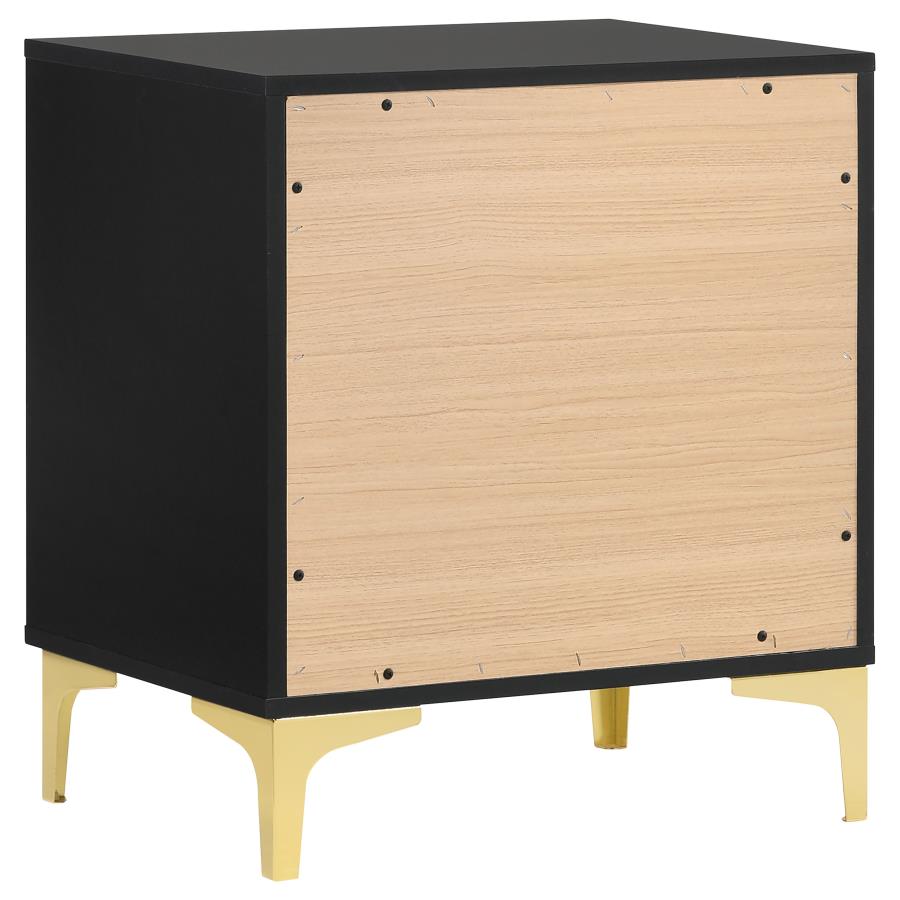 Kendall 2-drawer Nightstand Black - 224452