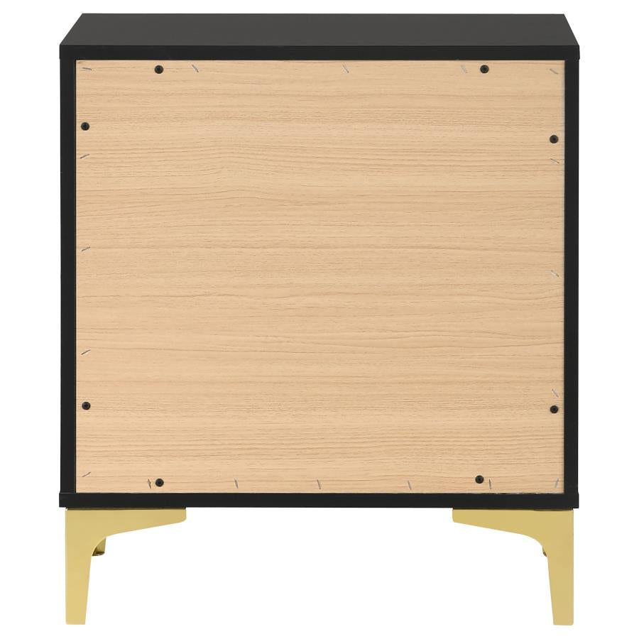 Kendall 2-drawer Nightstand Black - 224452