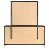 Kendall 6-drawer Dresser with Mirror Black - 224453M