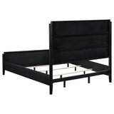 Brookmead 60-inch Upholstered Eastern King Bed Black - 224710KE