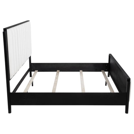 Brookmead 60-inch Upholstered Eastern King Bed Black - 224710KE