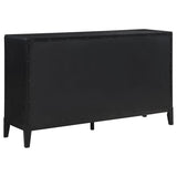 Brookmead 4-piece Upholstered Cal King Bedroom Set Black - 224710KW-S4