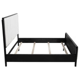 Brookmead 60-inch Upholstered California King Bed Black - 224710KW