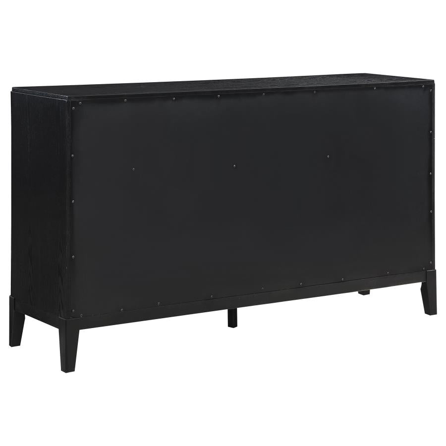Brookmead 5-piece Upholstered Queen Bedroom Set Black - 224710Q-S5