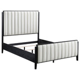 Brookmead 60-inch Upholstered Queen Bed Black - 224710Q